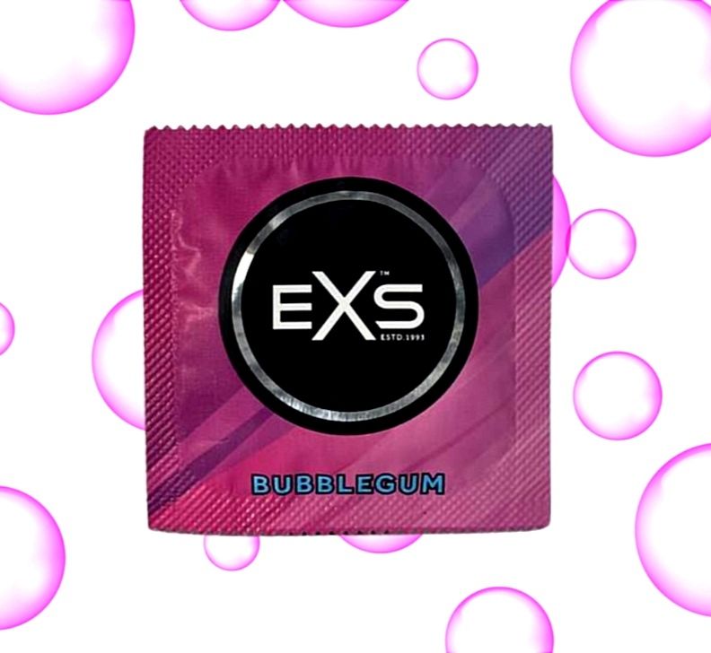 Презерватив EXS Flavoured Bubblegum со вкусом жевательной резинки (цена за 10 шт.) вид 2