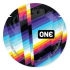 Набор крепких презервативов классической формы One Extra Strong с разным дизайном (цена за 5 шт.) вид 3