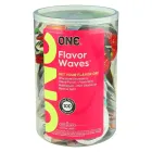 Набор оральных презервативов One Flavor Waves Fresh Mint со вкусом освежающей мяты (цена за 5 шт.) вид 4