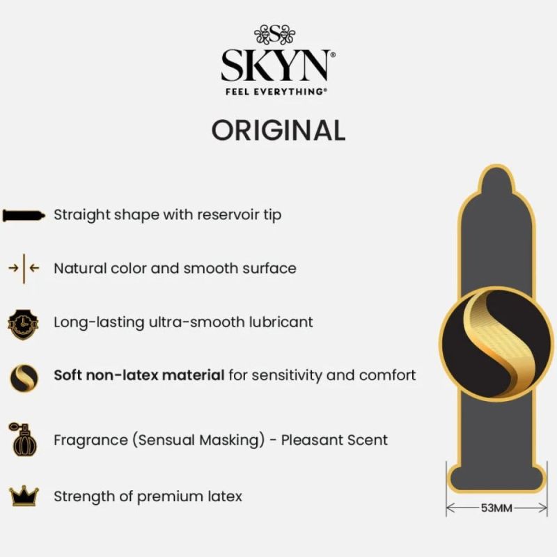 Презервативы безлатексные SKYN Original (цена за пачку 3 шт.) вид 4