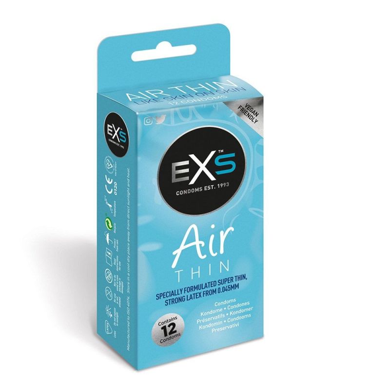 Презервативы EXS Air Thin Feel из латекса высокого качества (цена за упаковку, 12 шт.) вид 2