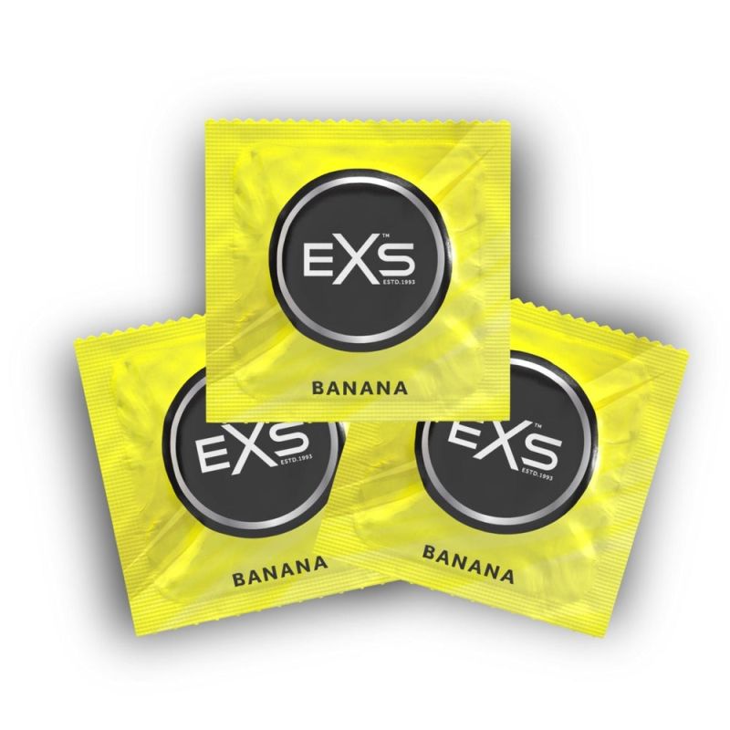 Презервативи Exs Banana зі смаком банана, стандартного розміру (ціна за 5 шт.) вид 3