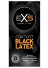 Презервативы черного цвета латексные Exs BLACK Latex веганские (цена за упаковку, 12 шт.) вид 5