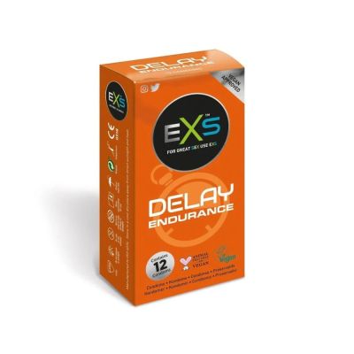Презервативы анатомической формы Exs Delay с задержкой эякуляции, латексные (цена за упаковку, 12 шт.)