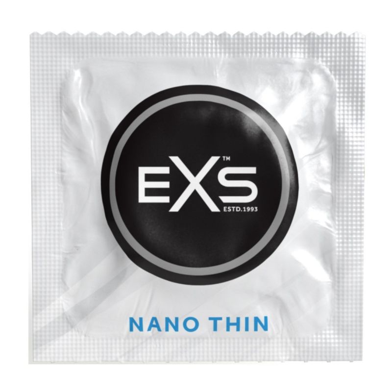 Презервативы ультратонкие EXS Nano Thin латексные (цена за упаковку, 3 шт.) вид 3