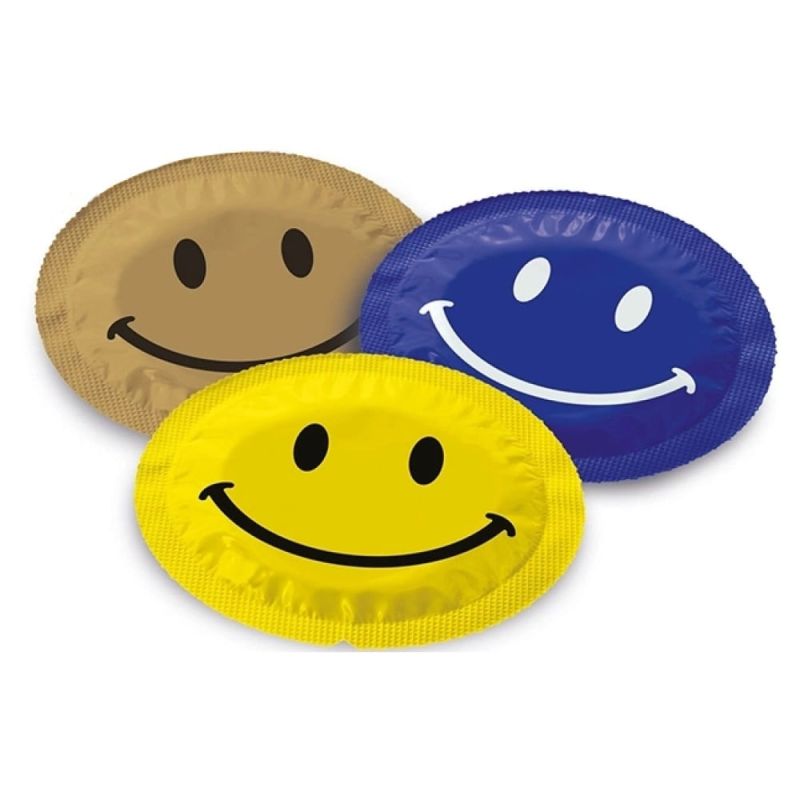 Презервативи класичні Exs Smiley FACE із Смайликом на упаковці (ціна за упаковку, 12 шт.) вид 3