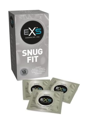 Презервативы EXS SNUG FIT плотно прилегающие, веганские (цена за пачку, 12 шт.)