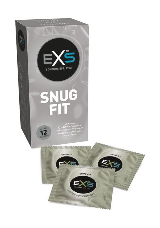 Презервативы EXS SNUG FIT плотно прилегающие, веганские (цена за пачку, 12 шт.) вид 2