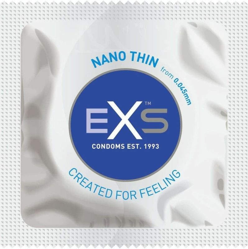 Презервативы ультратонкие из латекса EXS Nano Thin веганские (цена за упаковку, 12 шт.) вид 3