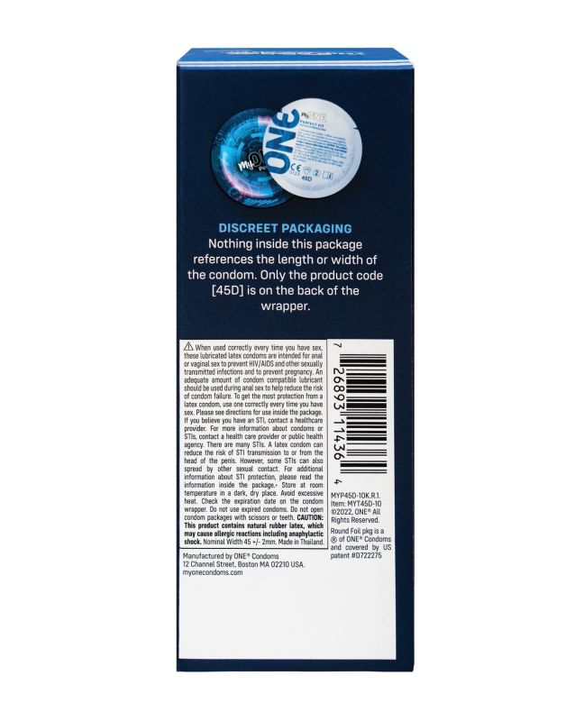 Презервативы MyONE Super Snug Размер 45D, 10 шт вид 3