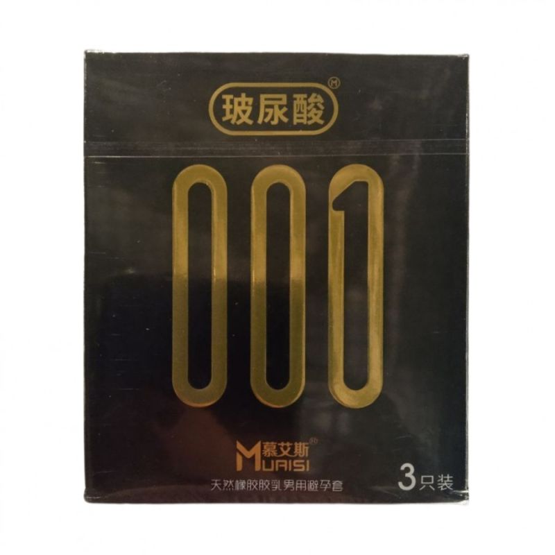 Презервативи із натурального латексу Muaisi Black 001 (ціна за пачку, 3 шт.) вид 13