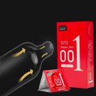 Презервативи із натурального латексу Muaisi Red 001 (в упаковці 3 шт) вид 5