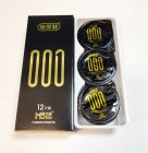 Презервативи з натурального латексу супертонкі (преміум) Muaisi 001 (в упаковці 12 шт) вид 11