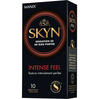 Презервативы с рельефом Skyn ​​Intense Feel безлатексные (цена за пачку, 10 шт.)