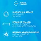 Презервативы с ремешками для плотного прилегания EXS PULL безлатексные (цена за 10 шт.) вид 8