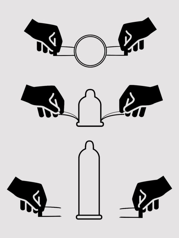 Презервативы с ремешками для плотного прилегания EXS PULL безлатексные (цена за 10 шт.) вид 5