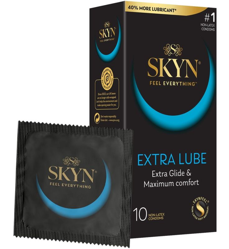 Презервативы ультратонкие SKYN Extra Lube из полиизопрена (цена за пачку, 10 шт. вид 2