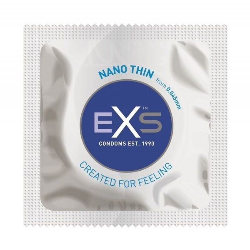 Презервативи ультратонкі EXS Nano Thin веганські (ціна за 5 шт.) вид 2