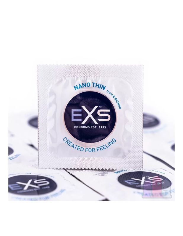 Презервативи ультратонкі EXS Nano Thin веганські (ціна за 5 шт.) вид 3