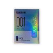 Презервативи ультратонкі поліуретан Rume David 001 охолоджуючі (ціна за упаковку, 3 шт.)