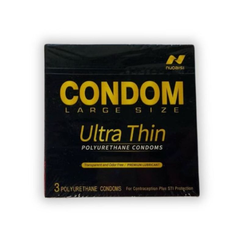 Презервативи поліуретанові ультратонкі Rume David великого розміру (ціна за пачку, 3 шт.) вид 2