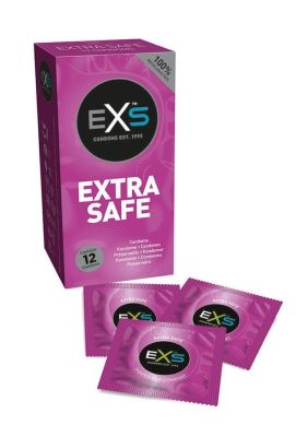 Презервативы утолщены EXS Extra THICK латексные (цена за пачку, 12 шт.)