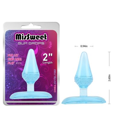 Пробка анальная Chisa Mis Sweet, голубая