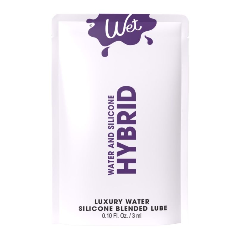 Пробник/Лубрикант на водно-силіконовій основі WET HYBRID, 3 мл вид 2