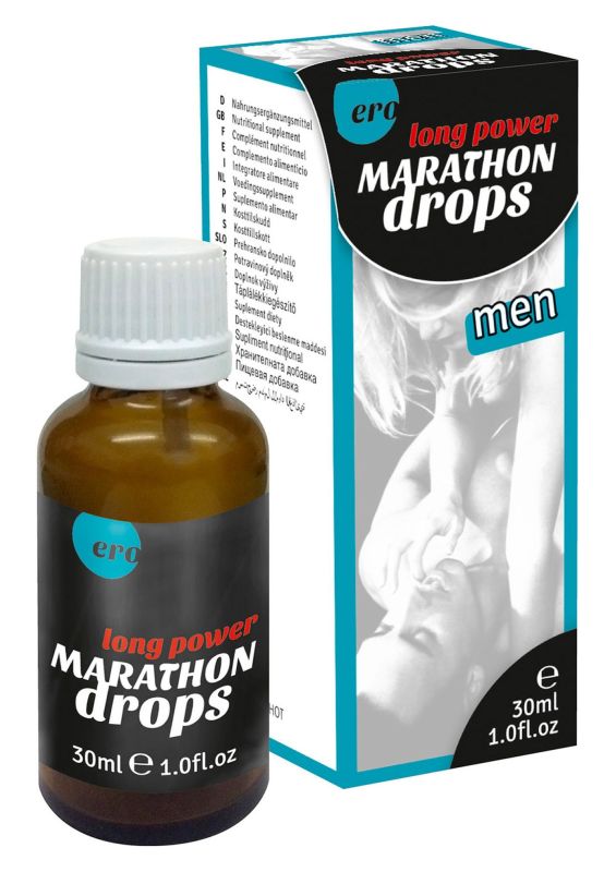 Подовжуючі краплі для чоловіків ERO Marathon Drops, 30 мл вид 2
