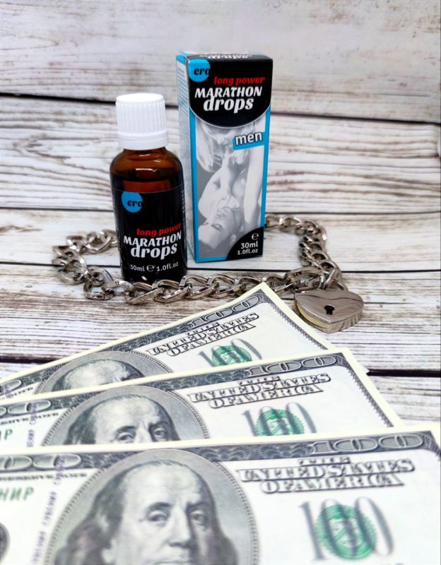 Подовжуючі краплі для чоловіків ERO Marathon Drops, 30 мл вид 3