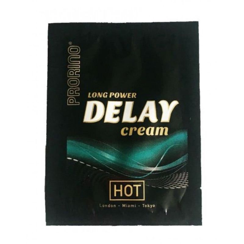 Подовжуючий крем HOT Prorino long power Delay cream (пробник), 3 мл вид 2