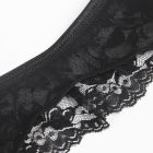 Пояс мереживний з підв'язками для панчіх Star Night з трусиками, чорний, XS-S вид 5