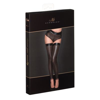 Панчохи спандекс сітка F236 Noir Handmade S