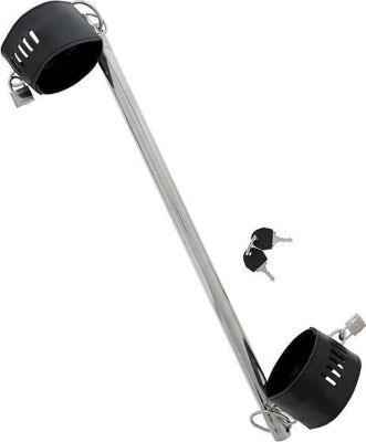 Распорка металлическая для фиксации ног Dream Toys BLAZE манжеты из кожзама, 50 см