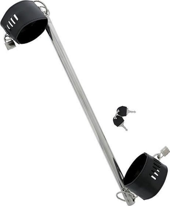 Распорка металлическая для фиксации ног Dream Toys BLAZE манжеты из кожзама, 50 см вид 2