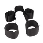 Розпірка з фіксаторами для рук і ног Chisa Behave! Luxury Fetish, чорна вид 3