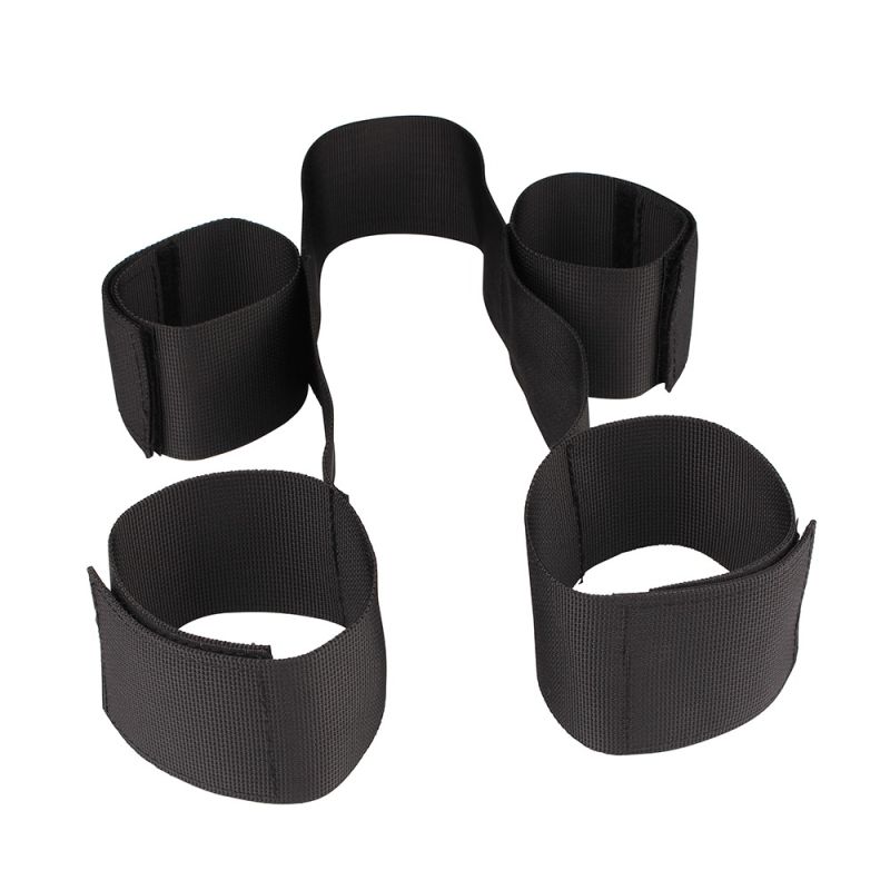 Распорка с фиксаторами для рук и ног Chisa Behave! Luxury Fetish, черная вид 3