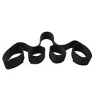 Распорка с фиксаторами для рук и ног Chisa Behave! Luxury Fetish, черная вид 5