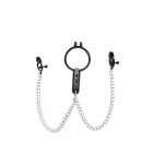 Розширювач рота із затискачами для сосків Chisa Sins "Humiliate Mouth" чорний-сріблястий вид 4