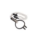 Розширювач рота із затискачами для сосків Chisa Sins "Humiliate Mouth" чорний-сріблястий вид 6