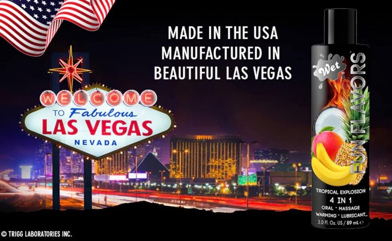 Розігріваючий лубрикант Wet Fun Flavors Tropical Fruit Explosion (мультифрукт), 30 мл вид 6