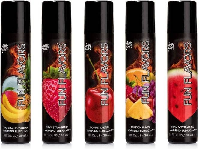 Разогревающий лубрикант Wet Fun Flavors Tropical Fruit Explosion (мультифрукт) 89 мл вид 5
