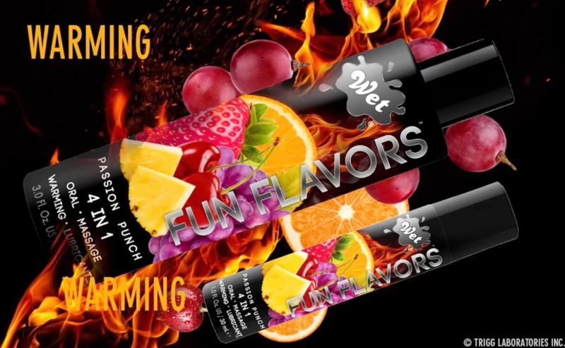 Їстівний лубрикант 4 в 1 на водній основі Wet Fun Passion Punch 30 мл вид 5