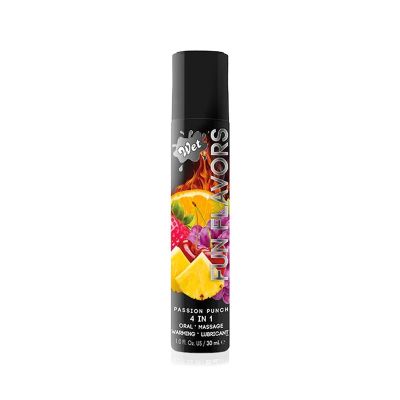 Їстівний лубрикант 4 в 1 на водній основі Wet Fun Passion Punch 30 мл