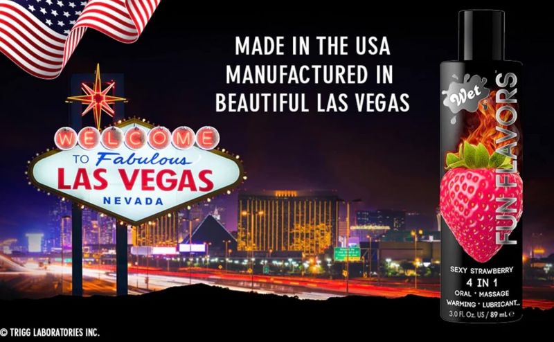 Розігріваючий їстівний лубрикант 4 в 1 Wet Fun полуниця 30 мл вид 9