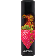 Разогревающий съедобный лубрикант 4 в 1 Wet Fun клубника, 30 мл