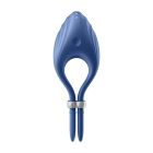 Регульоване ерекційне кільце з вібрацією Satisfyer Duelist, синій вид 4
