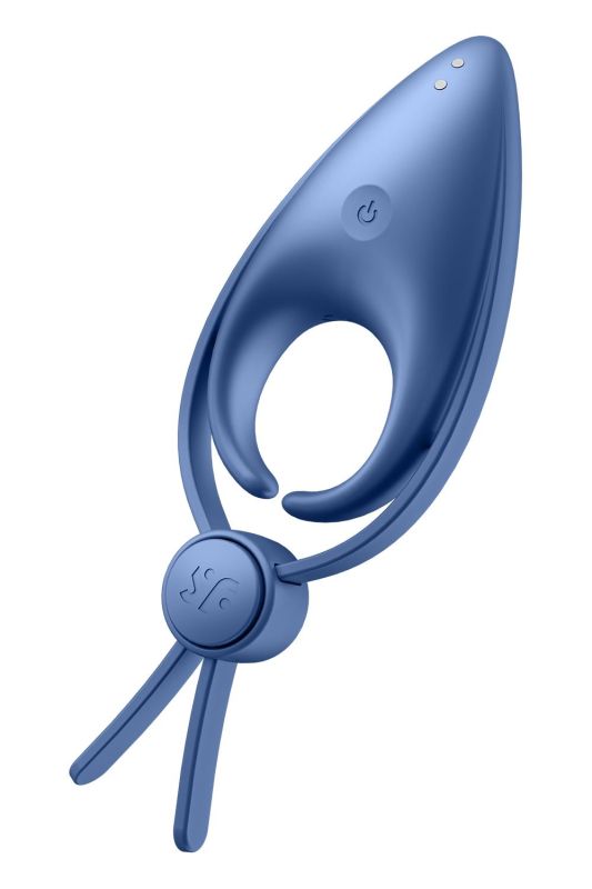 Регульоване кільце ерекційне Satisfyer Sniper з вібрацією, синє вид 2