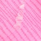 Рожевий прозоро-повітряний комплект нижньої білизни Star Night топ з довгими рукавами та трусики, M вид 13