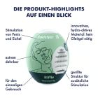 Самозмащувальний мастурбатор у вигляді яйця Satisfyer Riffle Masturbator Egg рельєфний вид 7